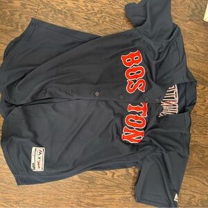 Boston Red Sox Jersey Size 48 - Majestic Navy Blue - Andrew Benintendi #16